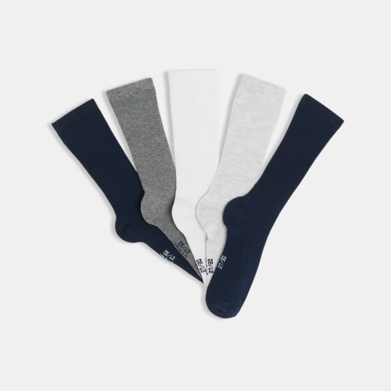 Modische Socken marineblau Jungen (5er-Pack)