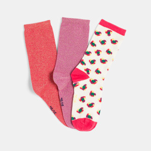 Chaussettes fantaisie Fille (3 paires)
