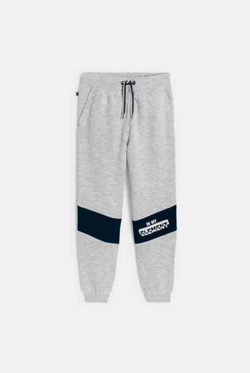 Pantalon de jogging gris Garçon 2