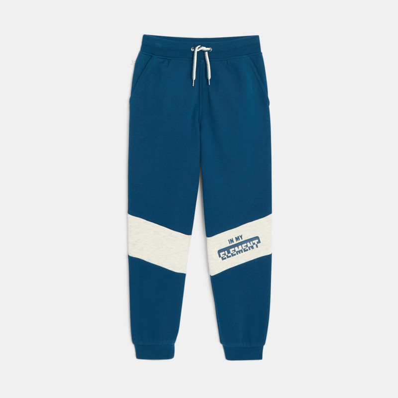 Jogginghose blau mit Einsätzen Jungen