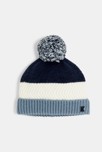 Bonnet bleu en maille Garçon