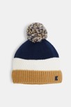 Bonnet bleu en maille Garçon