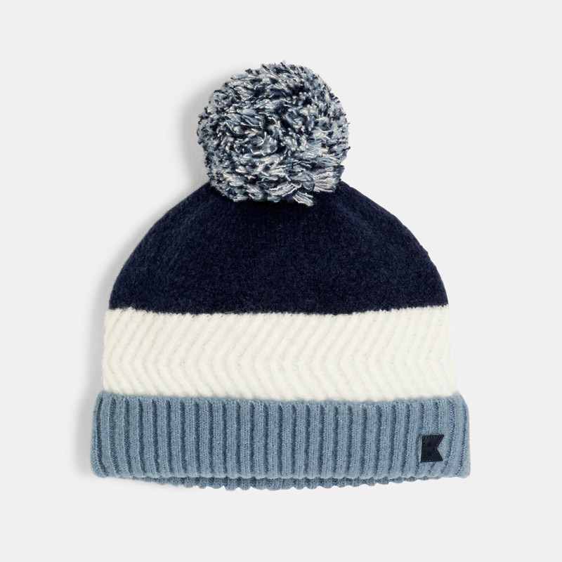 Strickmütze blau Jungen