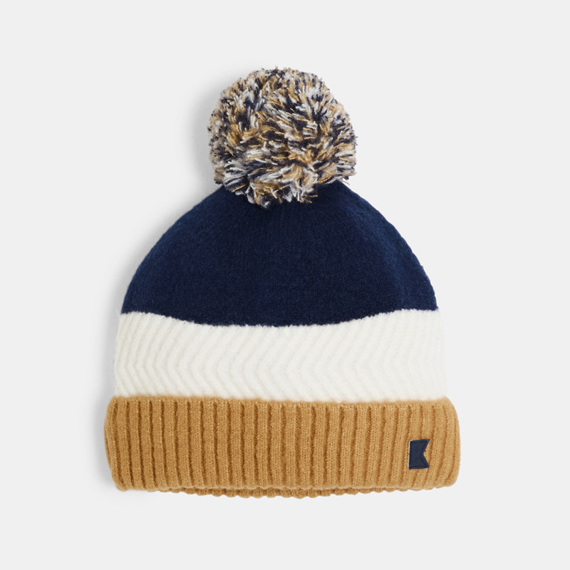 Strickmütze blau Jungen