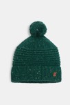 Bonnet en maille vert Garçon