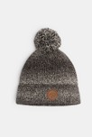 Bonnet gris à pompon Garçon