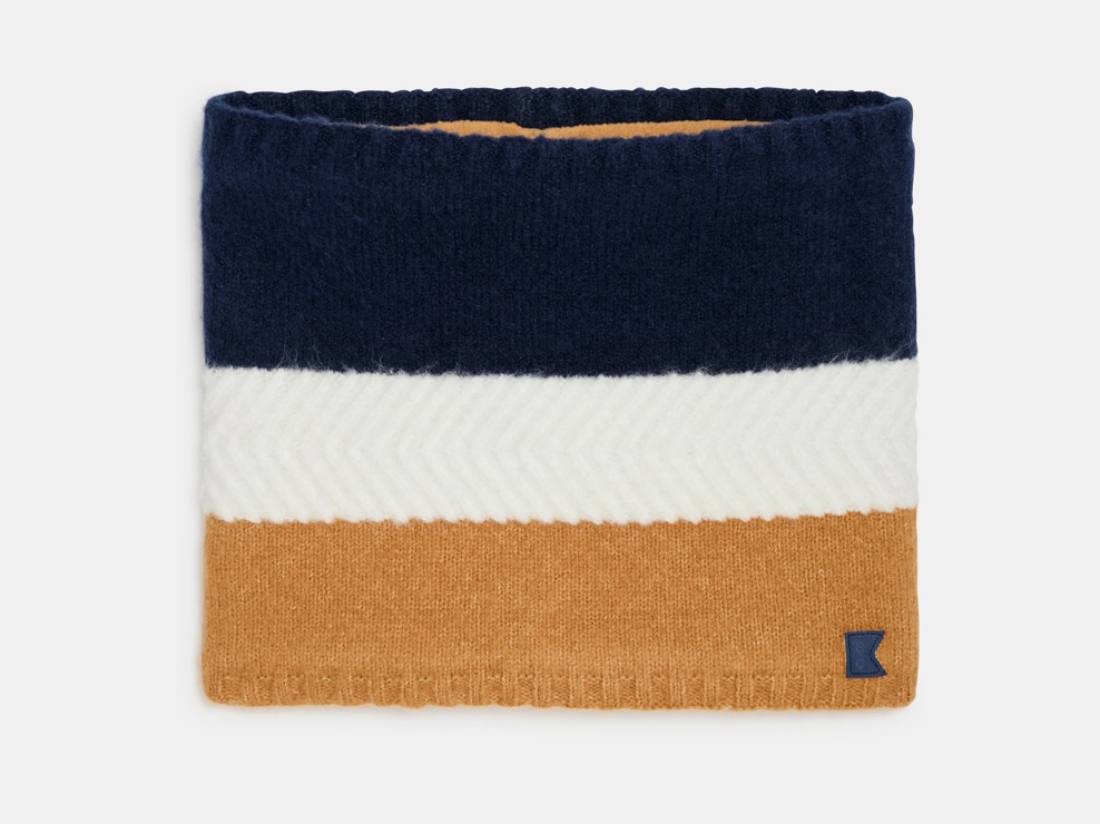 Tour de cou en maille bleu marine Garçon 1