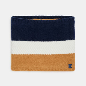 Tour de cou en maille bleu marine Garçon