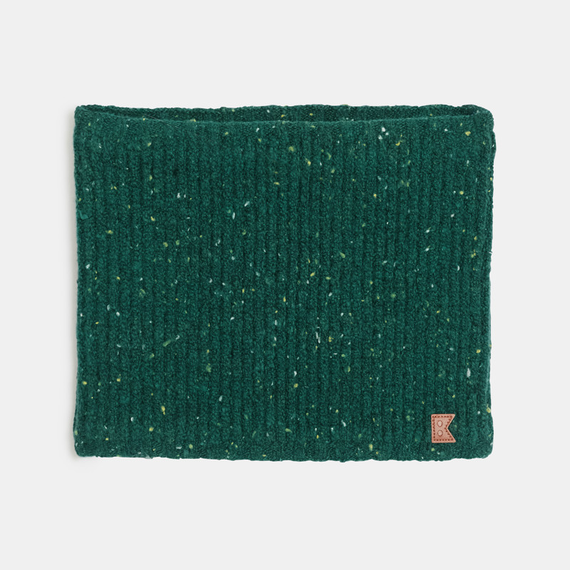Strick-Snood grün Jungen