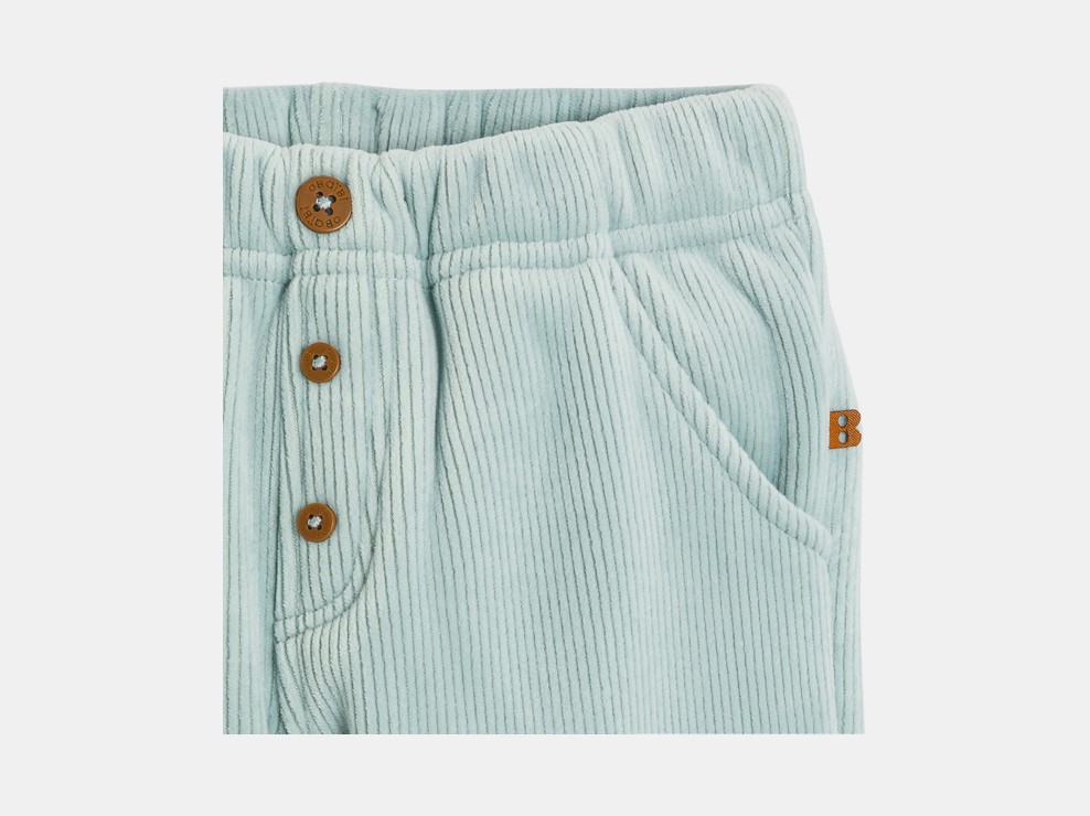 Pantalón azul de pana bebé niño 2