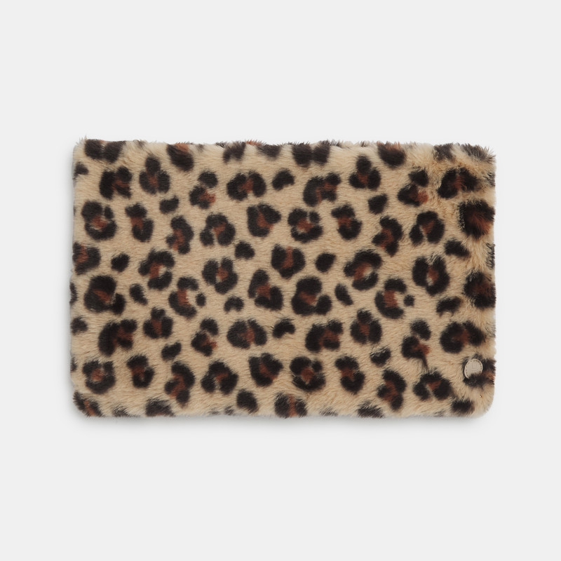 Snood aus Kunstfell in Leoparden-Optik für Mädchen