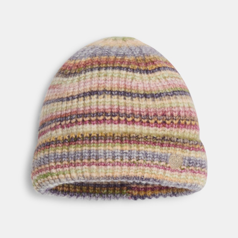 Strickmütze mehrfarbig Mädchen