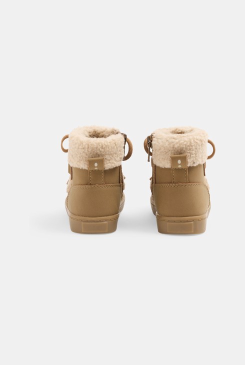 Botas de nieve forradas beige bebé unisex 2