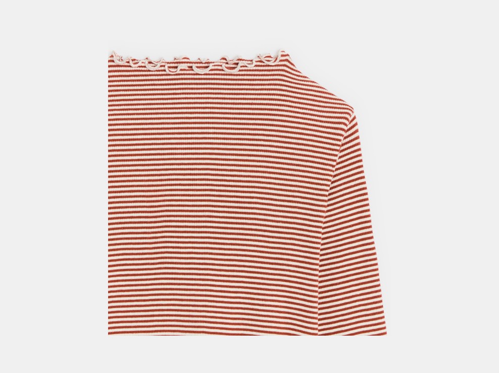 Top gestreift rot Mädchen 2