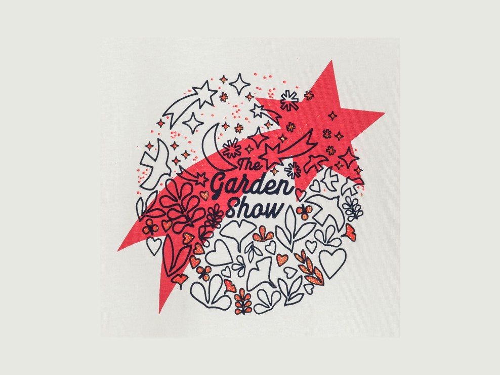 T-Shirt weiß lange Ärmel Mädchen 2