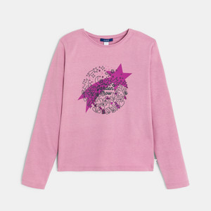 T-Shirt rosa lange Ärmel Mädchen
