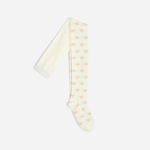 Collants chauds étoilés blanc Fille