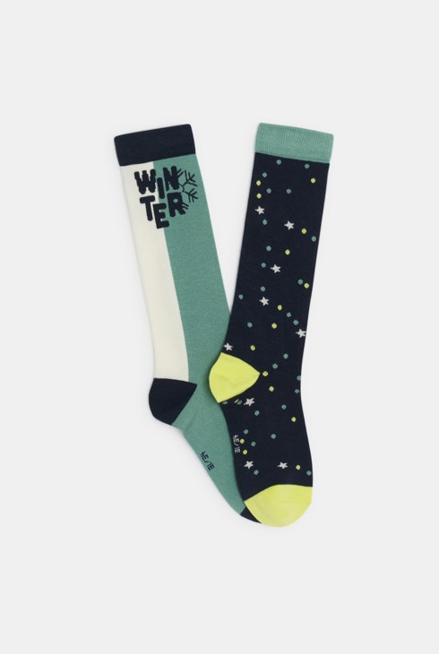 Set mit Jungensocken blau 1