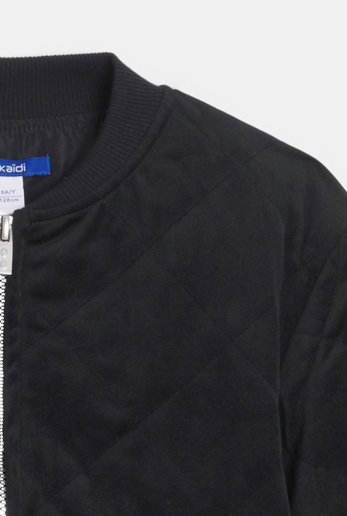 Girl's black velvet jacket 2