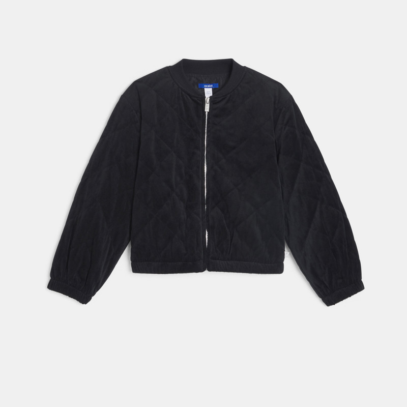 Schwarze Samtjacke Mädchen
