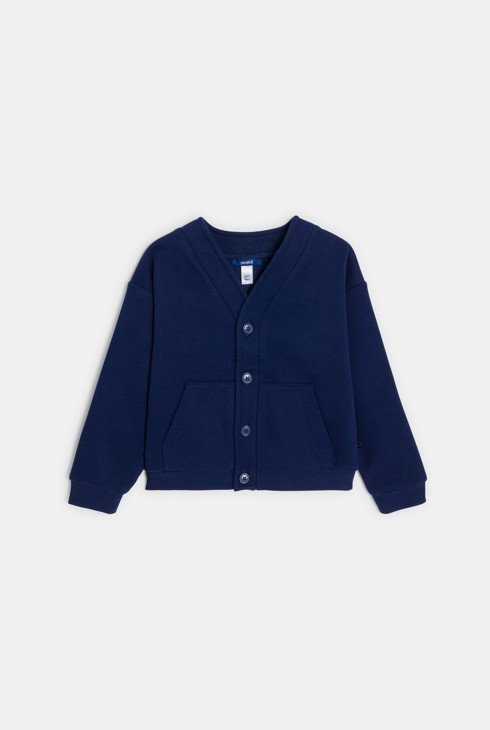 Gilet Garçon bleu marine 1