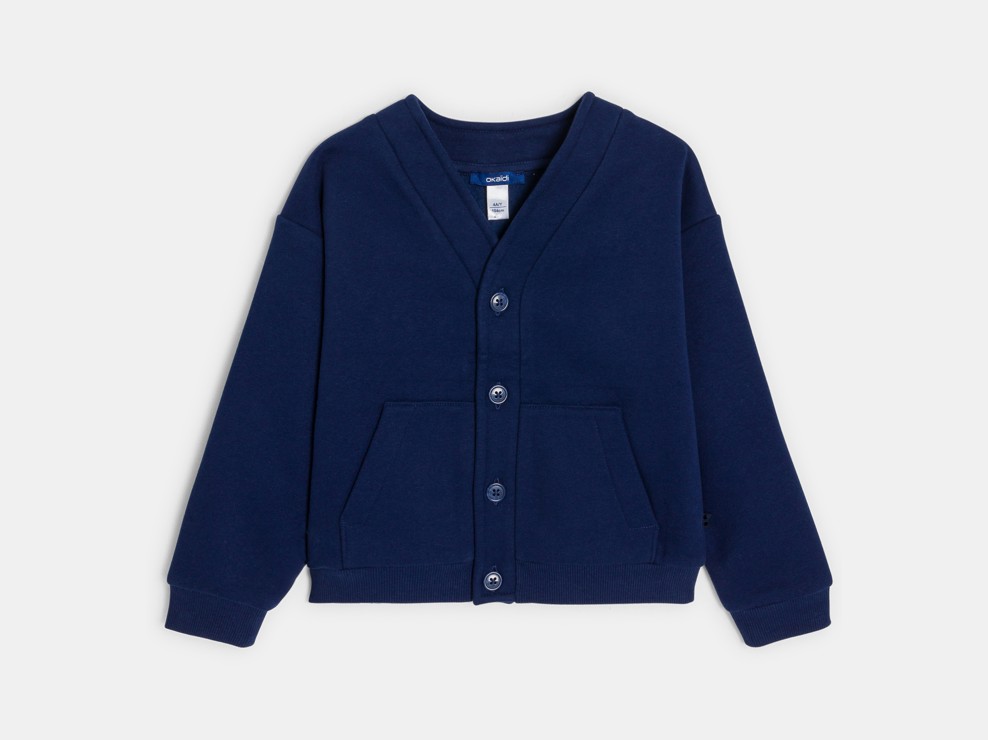 Gilet Garçon bleu marine 1