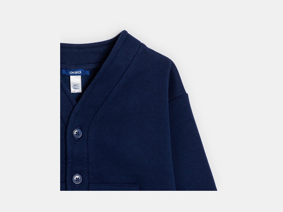 Gilet Garçon bleu marine 2