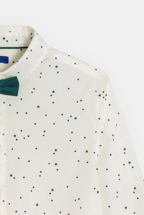 Camicia bianca con motivo stella per Bambino 2