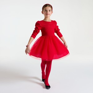 Festliches rotes Kleid Mädchen