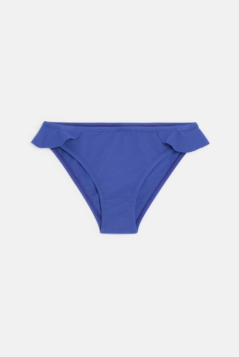 Braguita de baño con volante azul niña 1