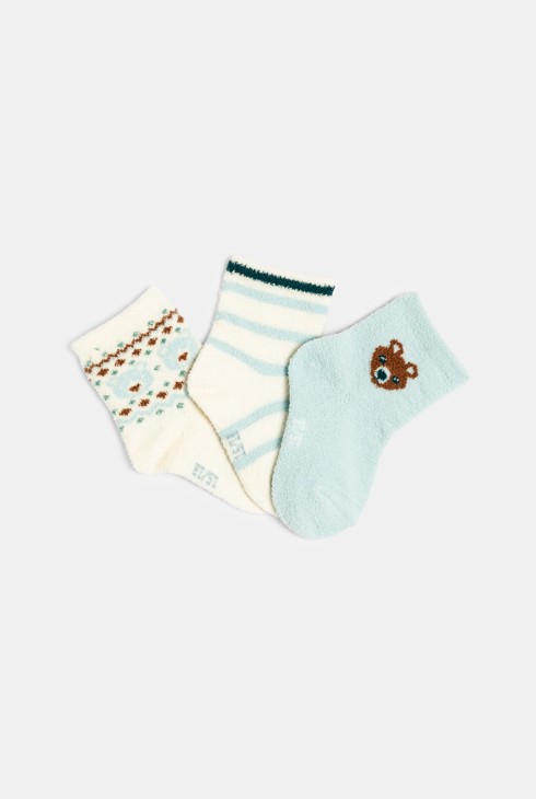 Set mit blauen Socken Kleinkind Junge 1