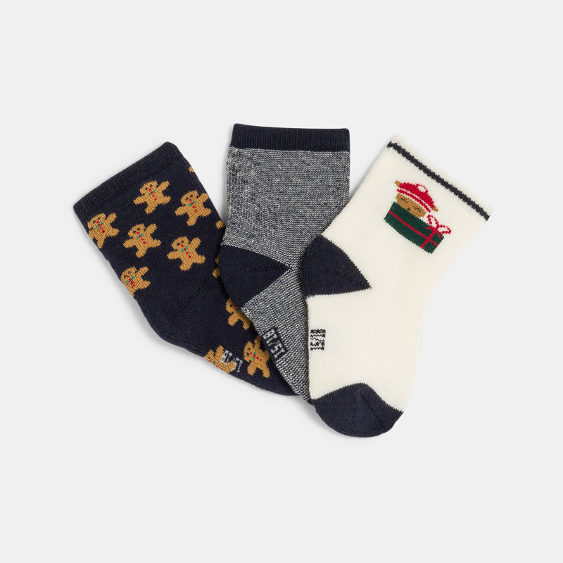 Set mit Weihnachtssocken Kleinkind Junge