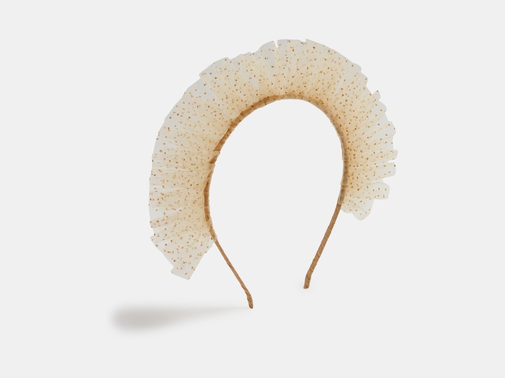 Serre-tête beige Fille 2