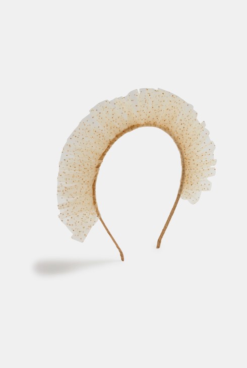 Girl's beige headband 2