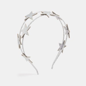 Serre-tête étoile argenté Fille