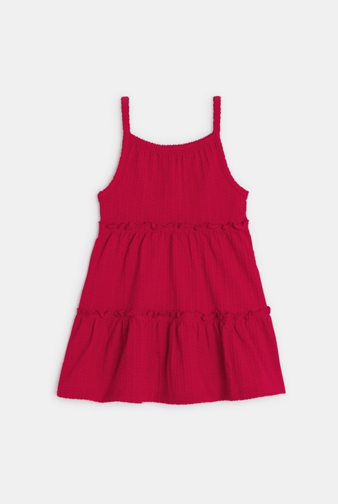 Rotes Trägerkleid für kleine Mädchen 2