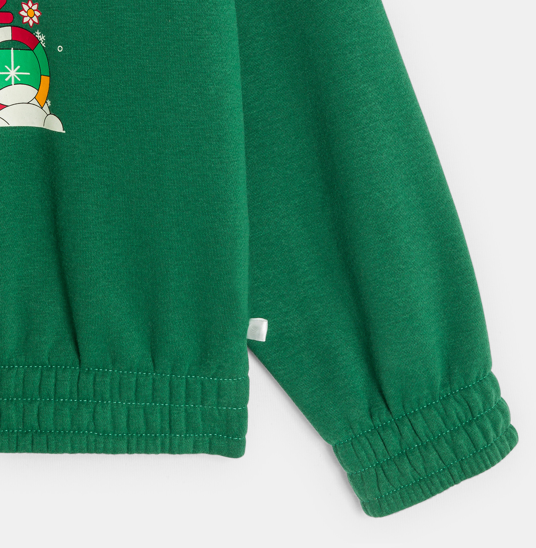 Sudadera con estampado verde Niño Okaïdi X Maison Tangible 1