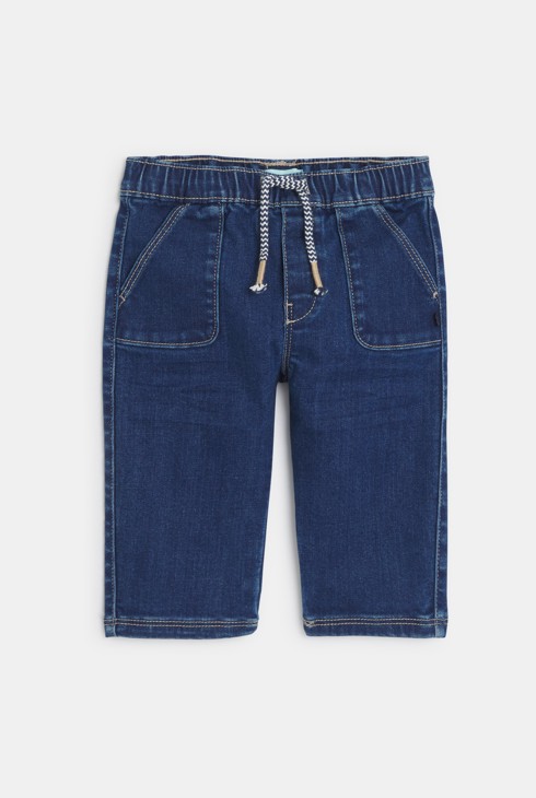 Jeans blau gerade Stretch Kleinkind Junge 1