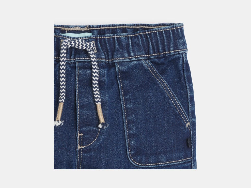 Jeans blau gerade Stretch Kleinkind Junge 2