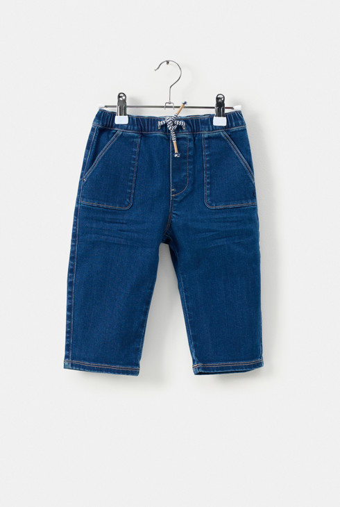 Jean droit bleu stretch bébé garçon 2