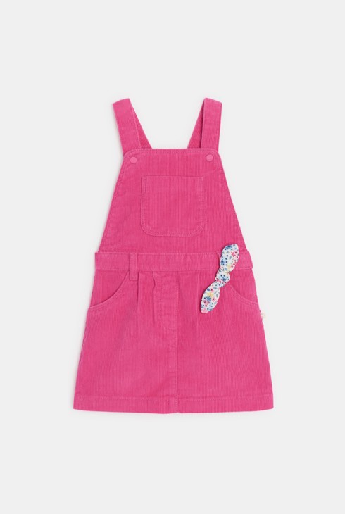 Set mit rosa Latzkleid Kleinkind Mädchen