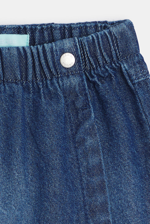 Skort aus Denim blau Mädchen 2