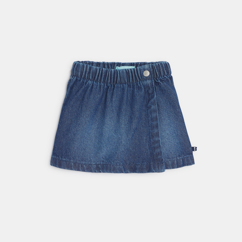 Skort aus Denim blau Mädchen