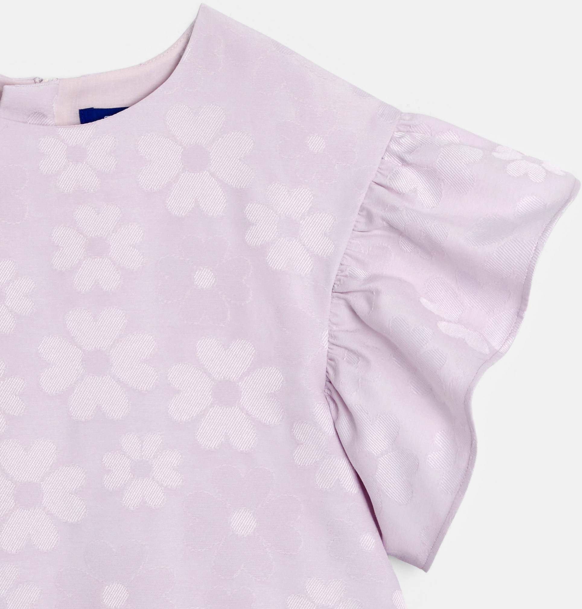 Robe jacquard fantaisie rose fille 2