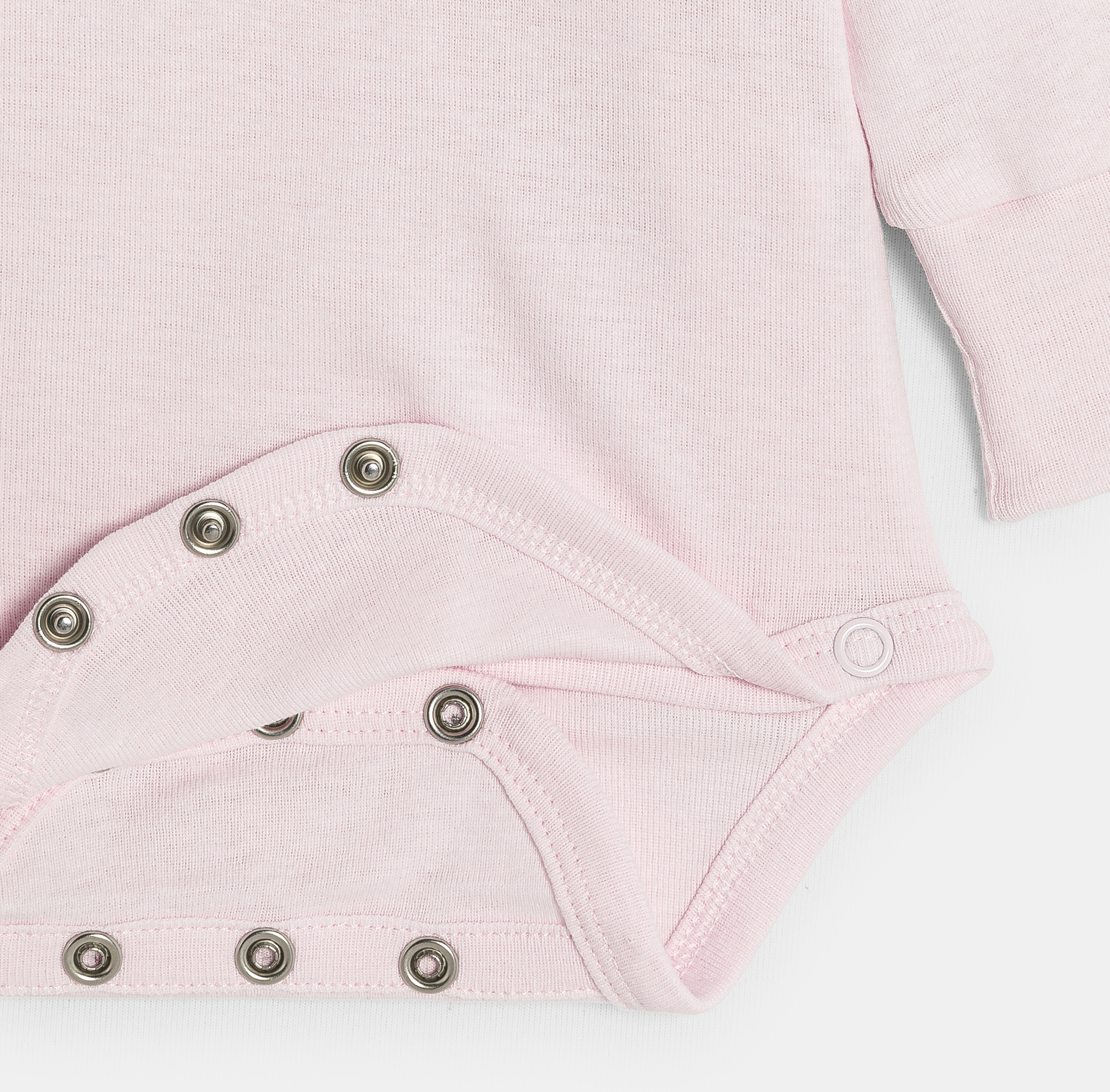 Set mitwachsende Bodys rosa Mädchen 2