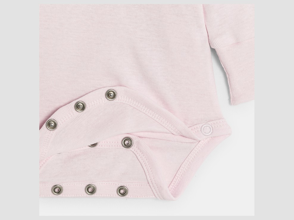 Set di body evolutivi rosa per bambina 2