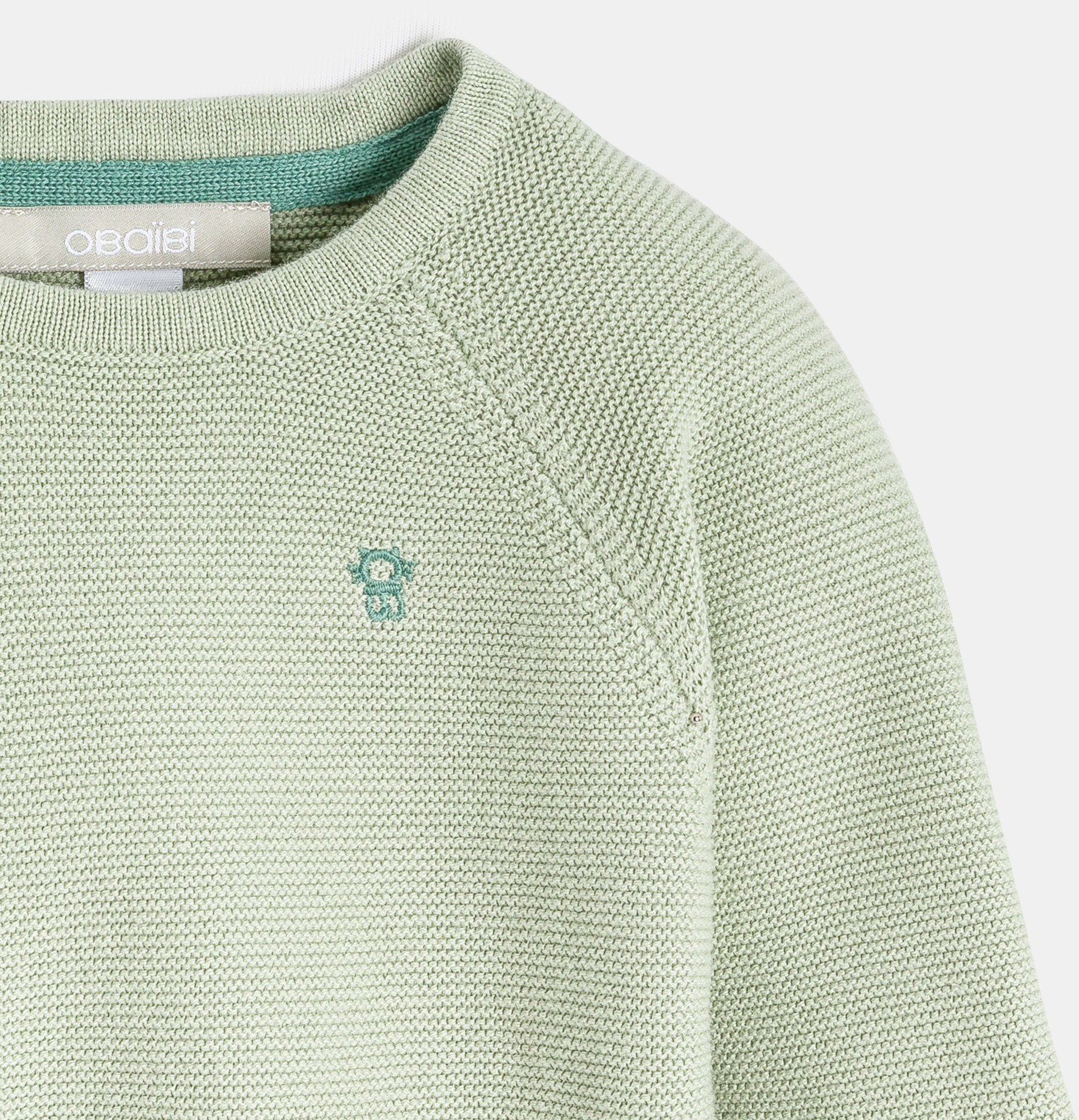 Bustier Strick grün Kleinkind Junge Geburt 2