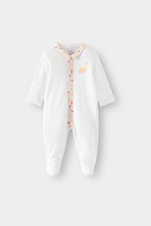 Dors-bien blanc bébé fille 1