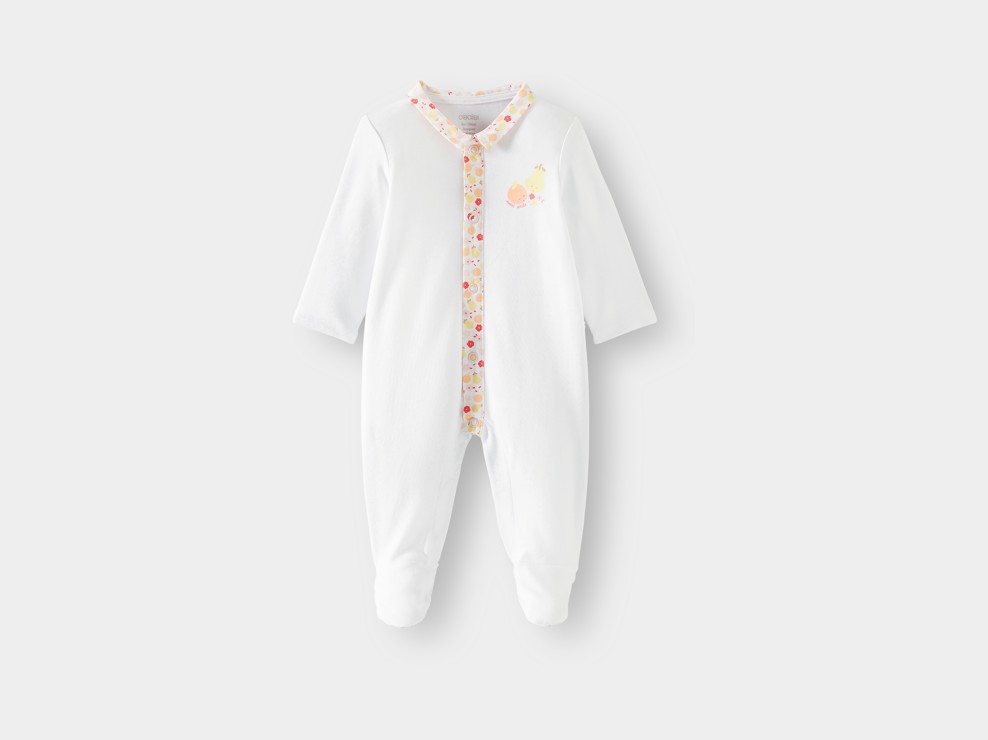 Dors-bien blanc bébé fille 1