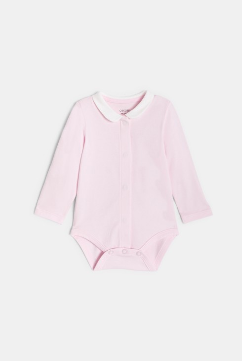 Ensemble rose 3 pièces bébé fille 2